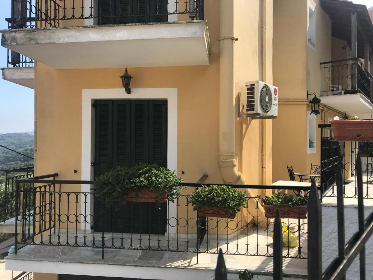Schoenes Familienappartement In Pelekas, Corfu Mit Meerblick Exteriér fotografie