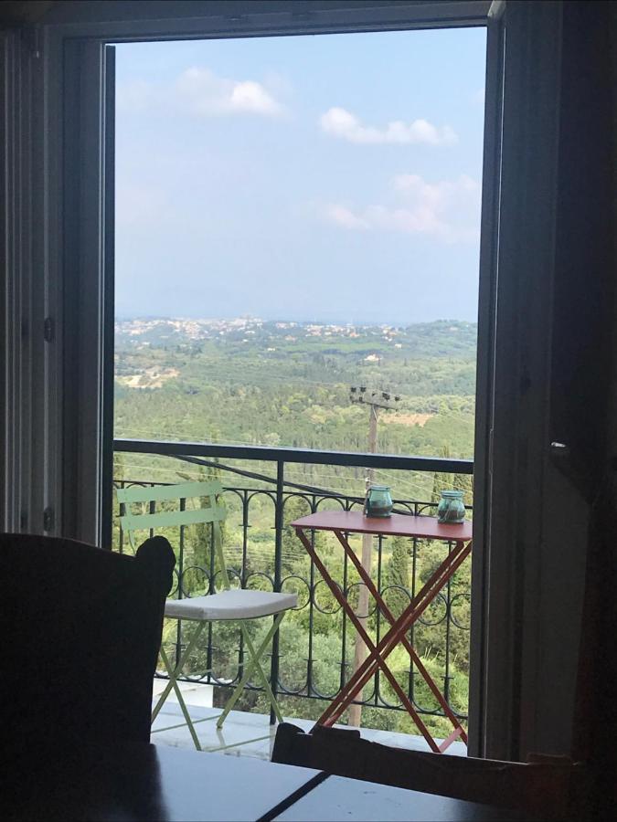 Schoenes Familienappartement In Pelekas, Corfu Mit Meerblick Exteriér fotografie