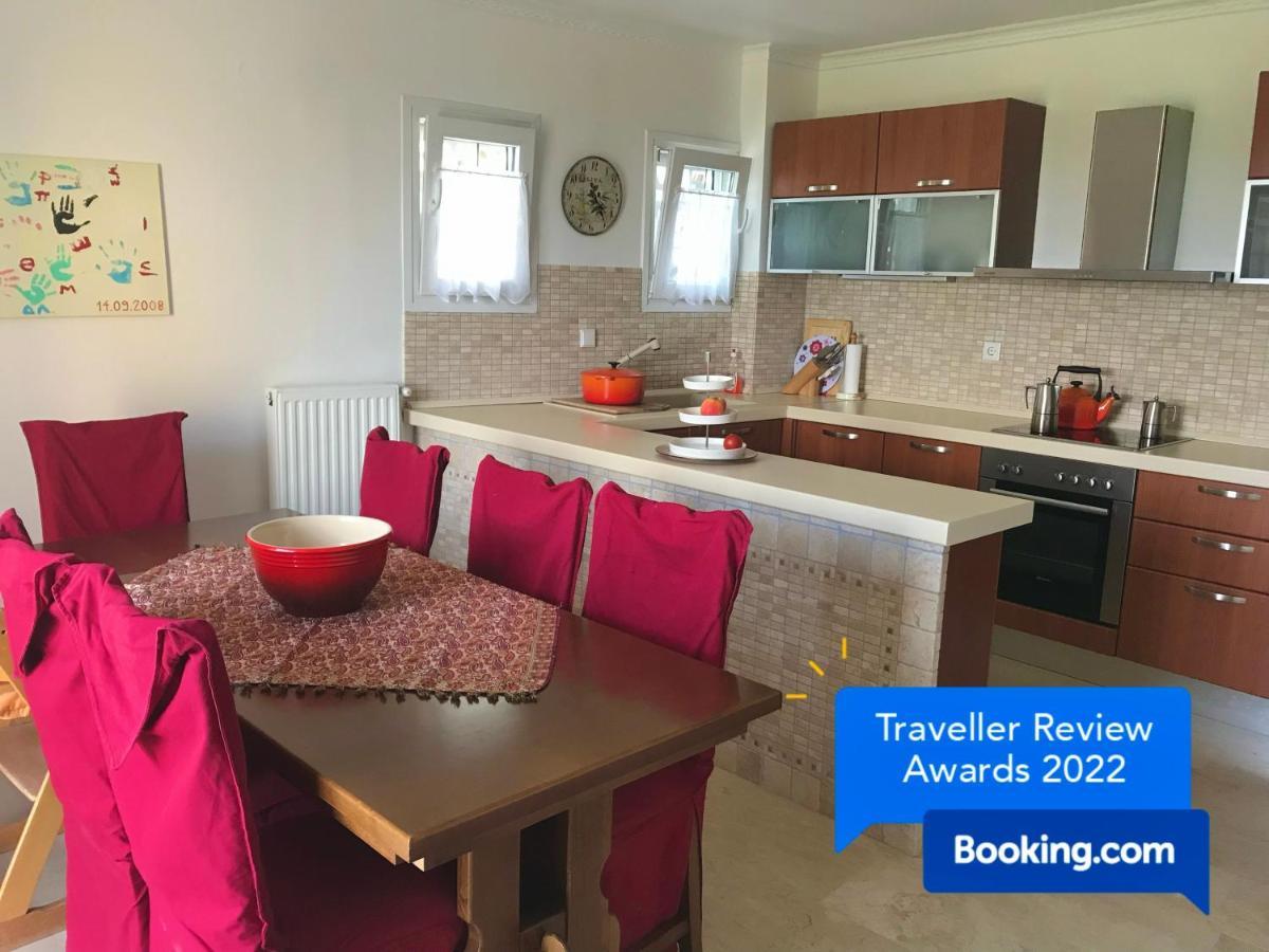 Schoenes Familienappartement In Pelekas, Corfu Mit Meerblick Exteriér fotografie
